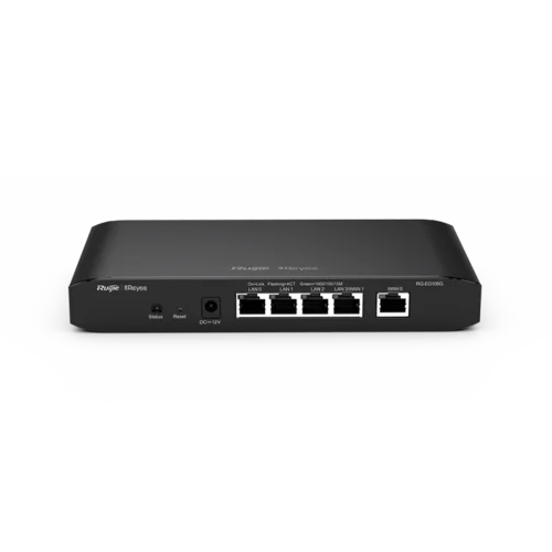 Маршрутизатор 5*1Гб/c, поддержка до 2 WAN, 100 одновременных пользователей, 600Mbps